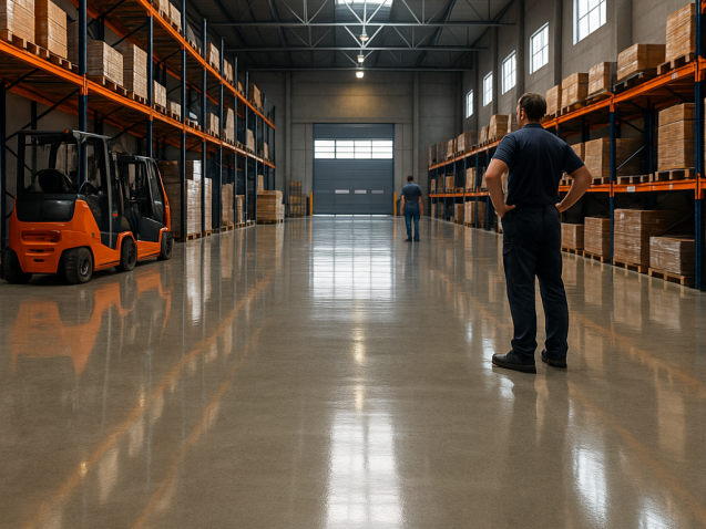 Concreto polido: resistência e beleza para o seu galpão